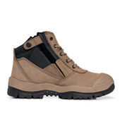 Mongrel Boots 461060 Stone Zip Sider Boot with Scuff Cap