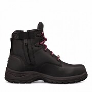 Oliver 49-445z Ankle Height Zip Side Lace Up Boot