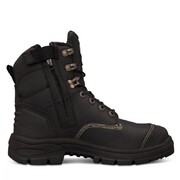 Oliver 55-345Z 150mm Zip Side Lace Up Boot