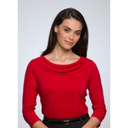 City Collection 2226 Eva 3/4 Sleeve Knit Top