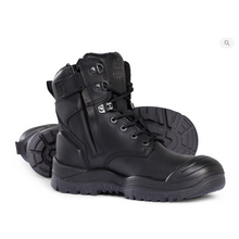 Mongrel Boots 561020 Black High leg Zip Sider Boot With Scuff Cap