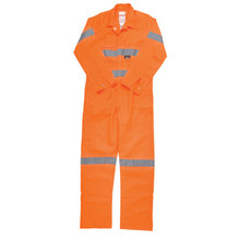 Hard Yakka Y00122 Hi-Visibility Cotton Drill Coverall with 3M Tape