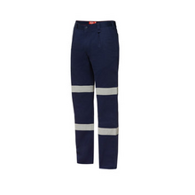 Hard Yakka Y02615 Hi-Visibility Cotton Drill Trouser with 3M Tape