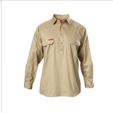 Hard Yakka Y07530 Cotton Drill Closed Front Shirt Long Sleeve