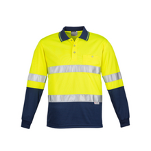 Syzmik ZH235 Hi Vis Spliced Hooped Taped Polo L/S