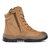 Mongrel Boots 451050 Wheat High leg Zip Sider Boot W/Scuff cap