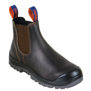 Mongrel Boots 545030 Claret Oil Kip Premium Elastic Sided Boot with Scuff Cap