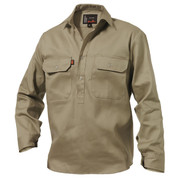 King Gee K04020 Closed Front Drill Shirt L/S