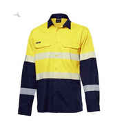 King Gee K54028 Work Cool Pro Hi Vis Reflective Shirt L/S