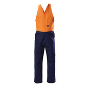 Hard Yakka Y01526 Hi-Visibility Two Tone Cotton Drill Action Back Overall