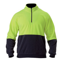 Bisley BK6889 Hi Vis Polarfleece Zip Pullover 