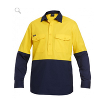 King Gee K54876 Workcool II Spliced Closed Front Shirt L/S
